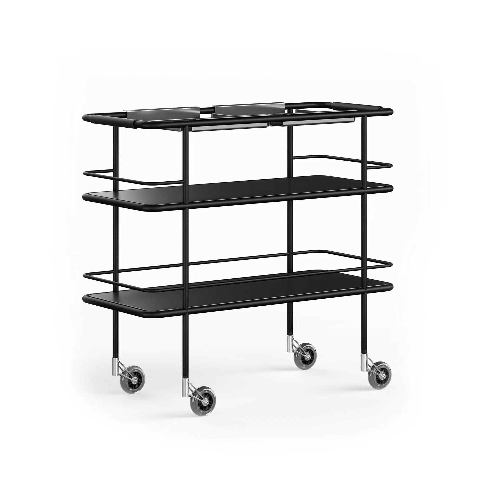 Carrito de servicio Cargo Support, Negro Lammhults