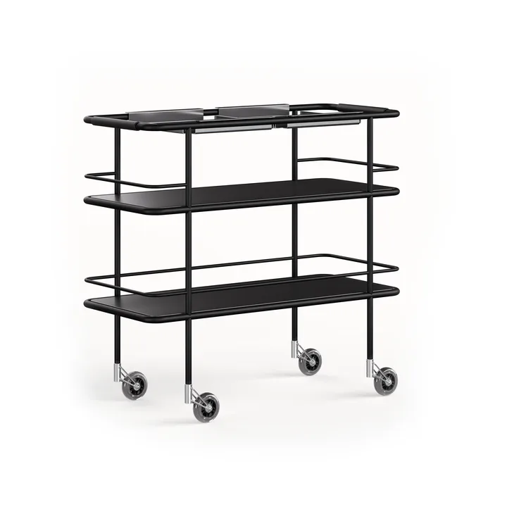 Carrito de servicio Cargo Support - Negro - Lammhults