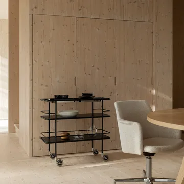 Carrito de servicio Cargo Support - Negro - Lammhults