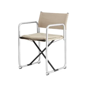 Silla con brazos X75-2 - Lino natural-cromo - Lammhults