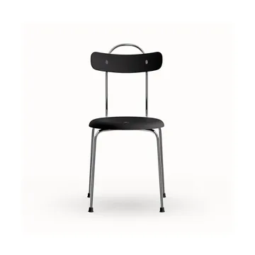 Silla Taburett plus  - Soporte cromado en negro - Lammhults