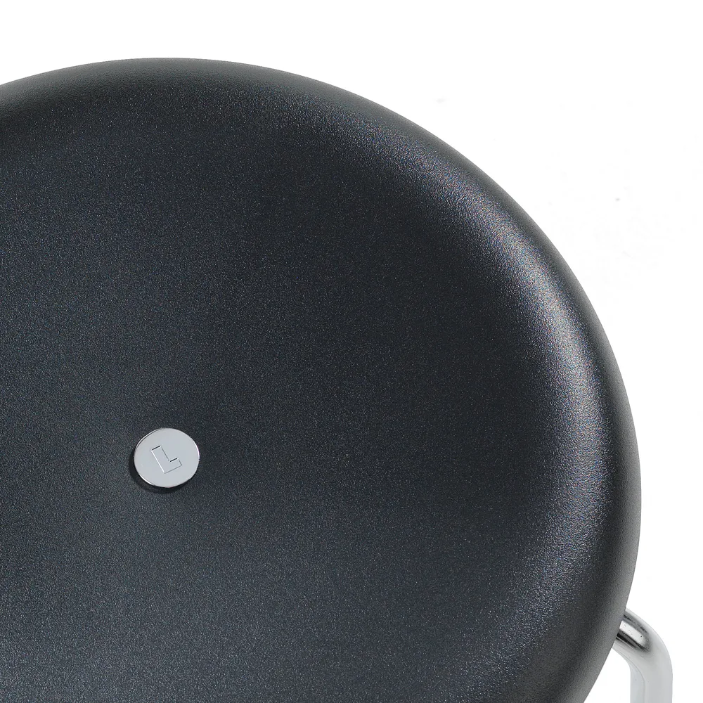 Taburete alto Taburett, Negro-negro, 78 cm Lammhults