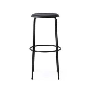 Taburete alto Taburett - Negro-negro, 78 cm - Lammhults