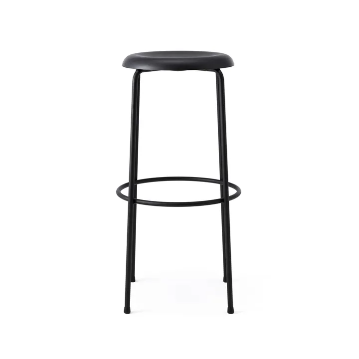 Taburete alto Taburett - Negro-negro, 78 cm - Lammhults