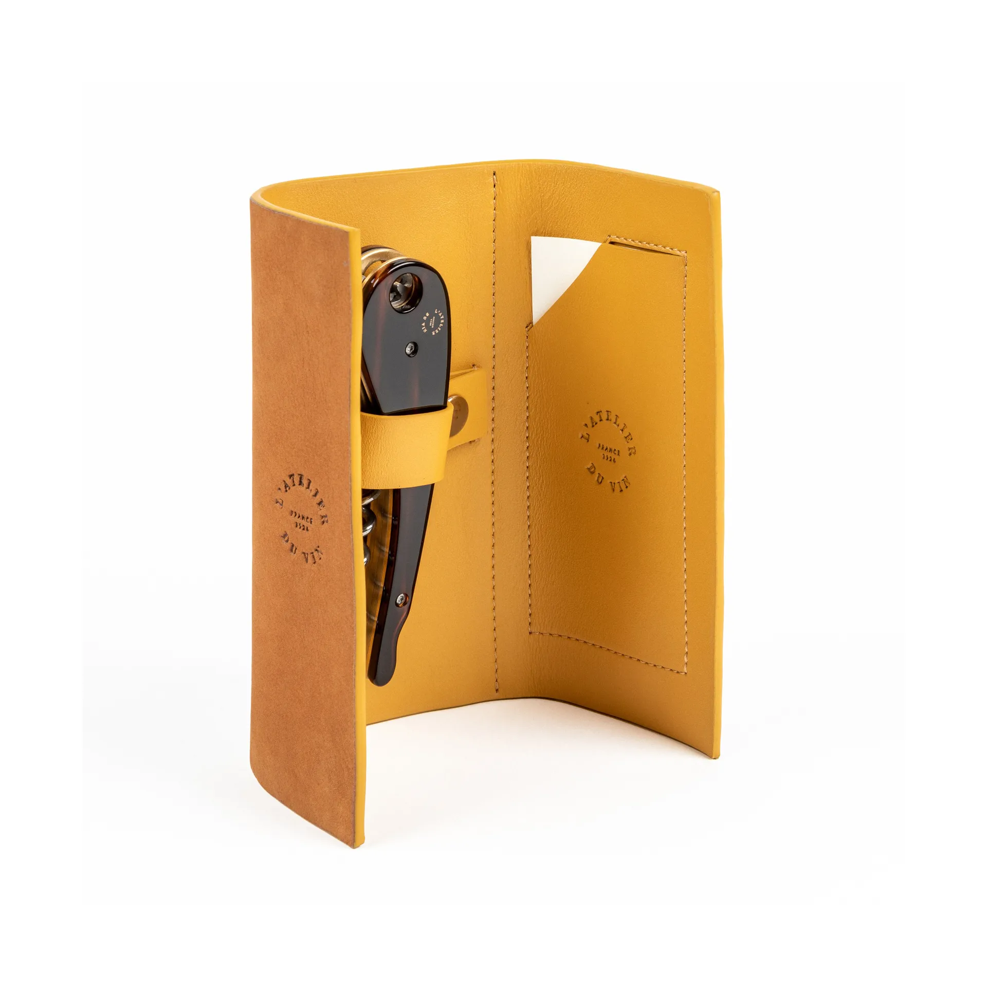 Sacacorchos Soft Machine Nomad con estuche de cuero, 2 piezas L'Atelier du Vin