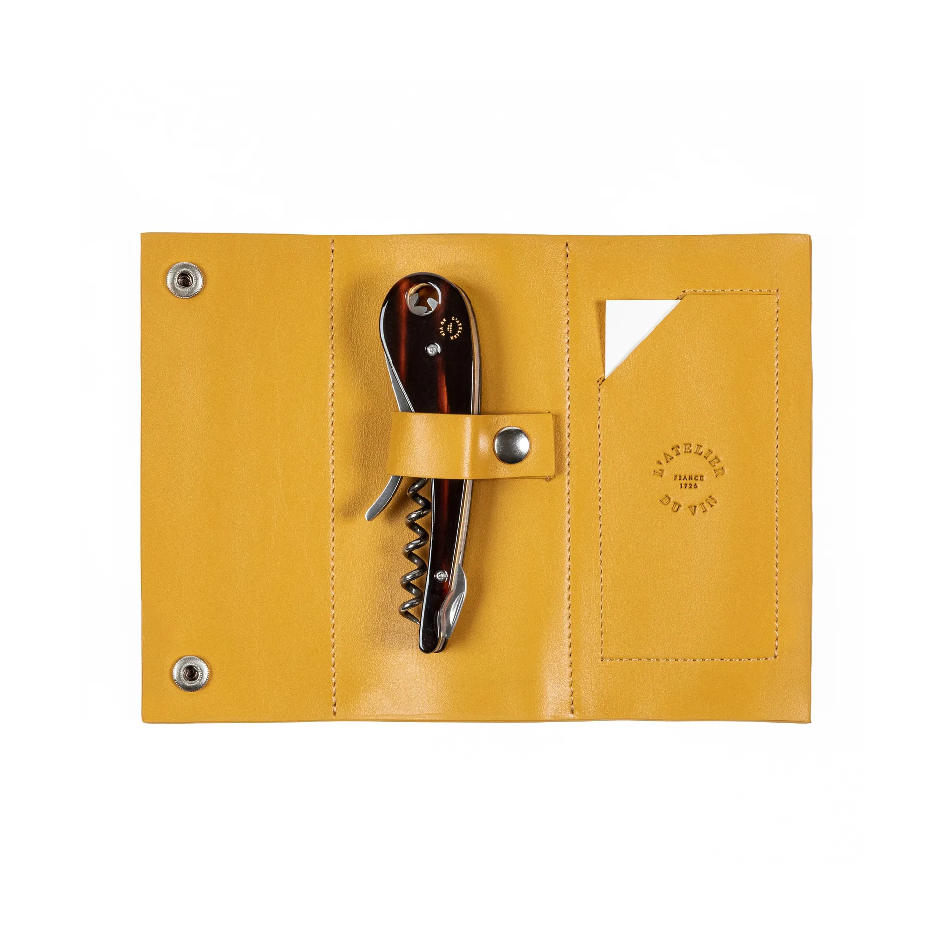 Sacacorchos Soft Machine Nomad con estuche de cuero, 2 piezas L'Atelier du Vin