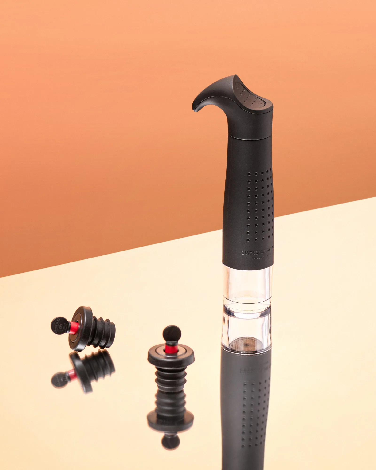 Set de accesorios para vino Conjunto Chic night, 4 piezas L'Atelier du Vin