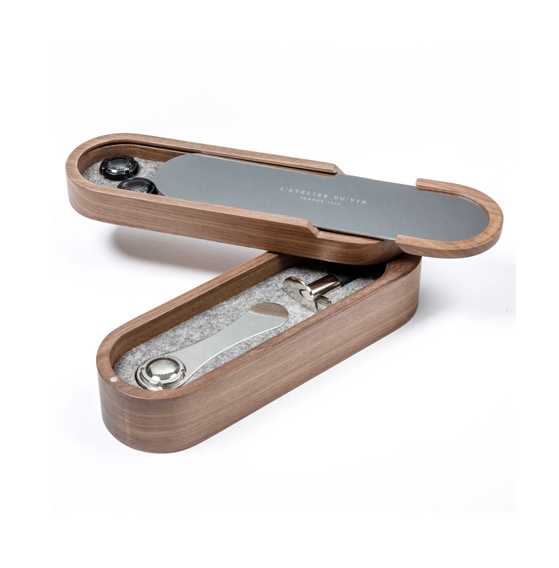 Set de champán L'Atelier Sparkling, Nogal L'Atelier du Vin