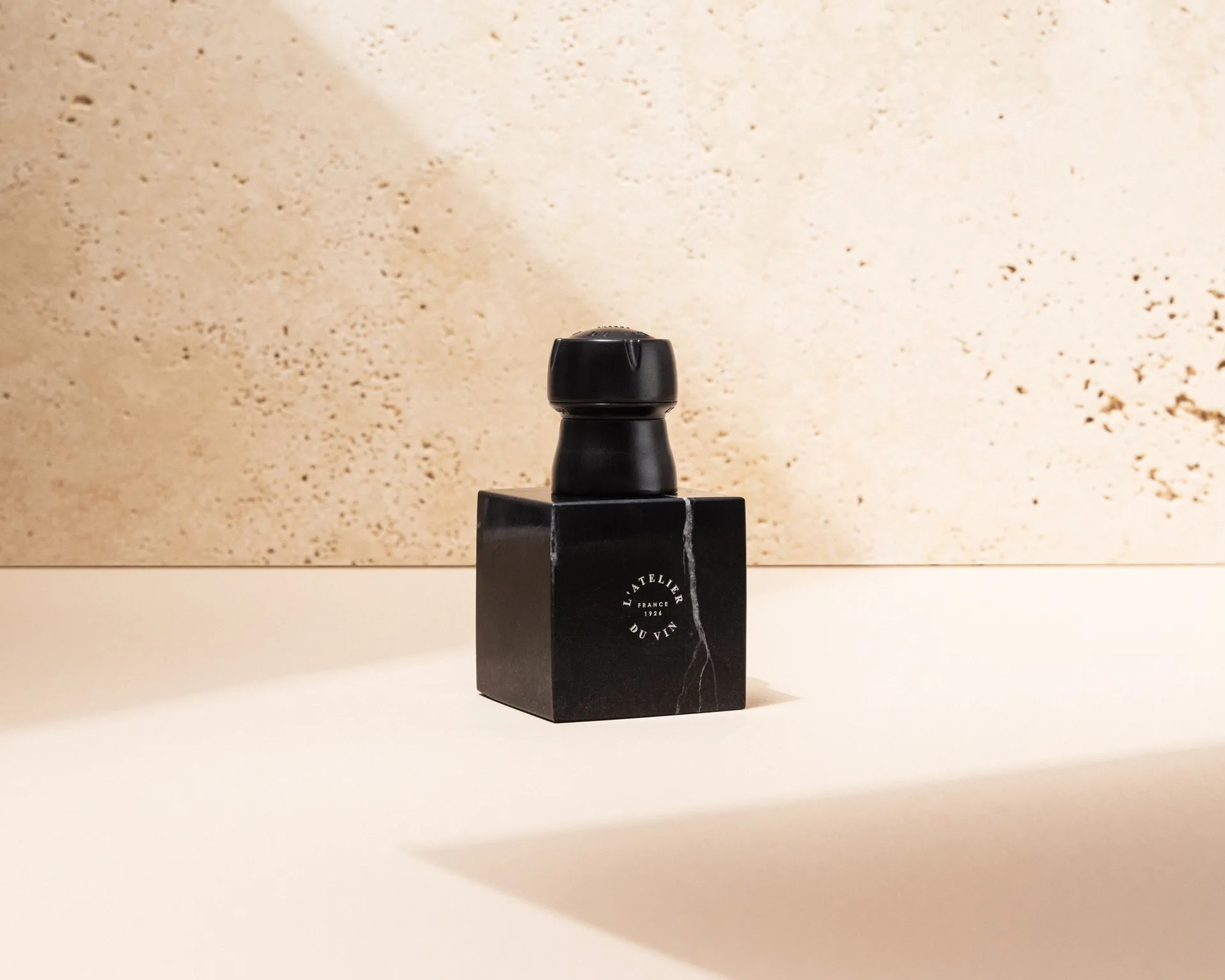 Tapón para champán, Negro-mármol L'Atelier du Vin