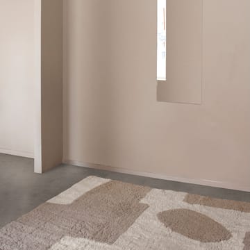 Alfombra Bird in Space 180x270 cm - blanco-marrón-beige - Layered