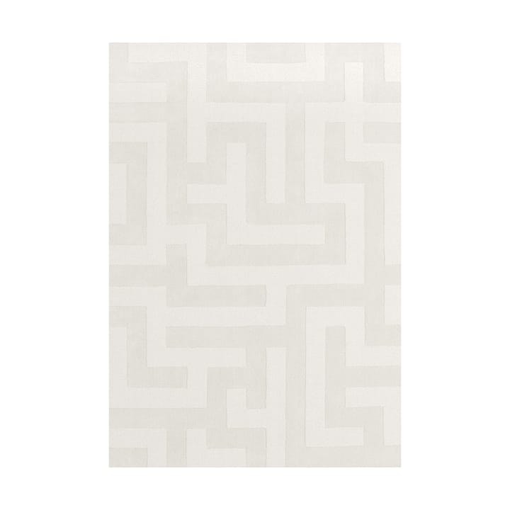 Alfombra de lana Byzantine grande - Bone white, 180x270 cm - Layered