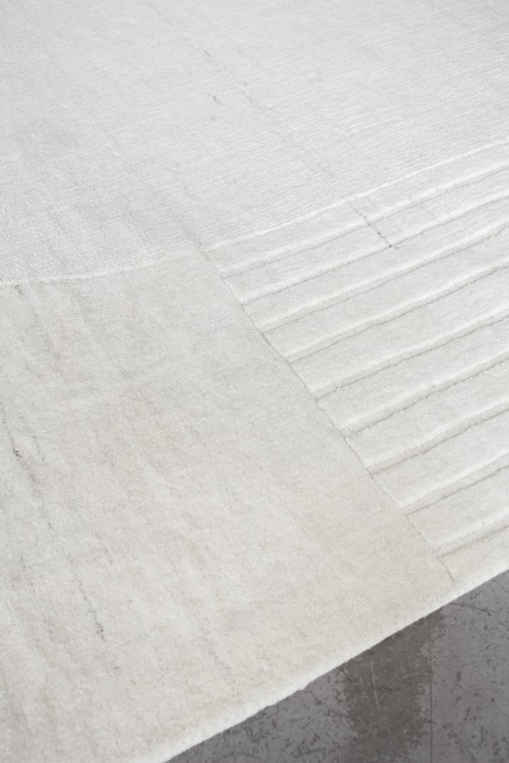Alfombra de lana Circular 220x350 cm - Bone white - Layered