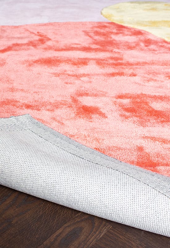 Alfombra de lana Flower Field 200x300 cm, Pink Layered