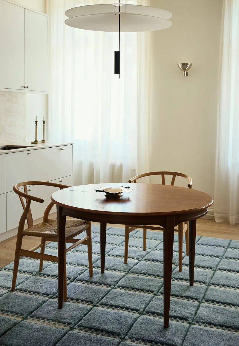 Alfombra de lana Lilly, Blue, 300x400 cm Layered