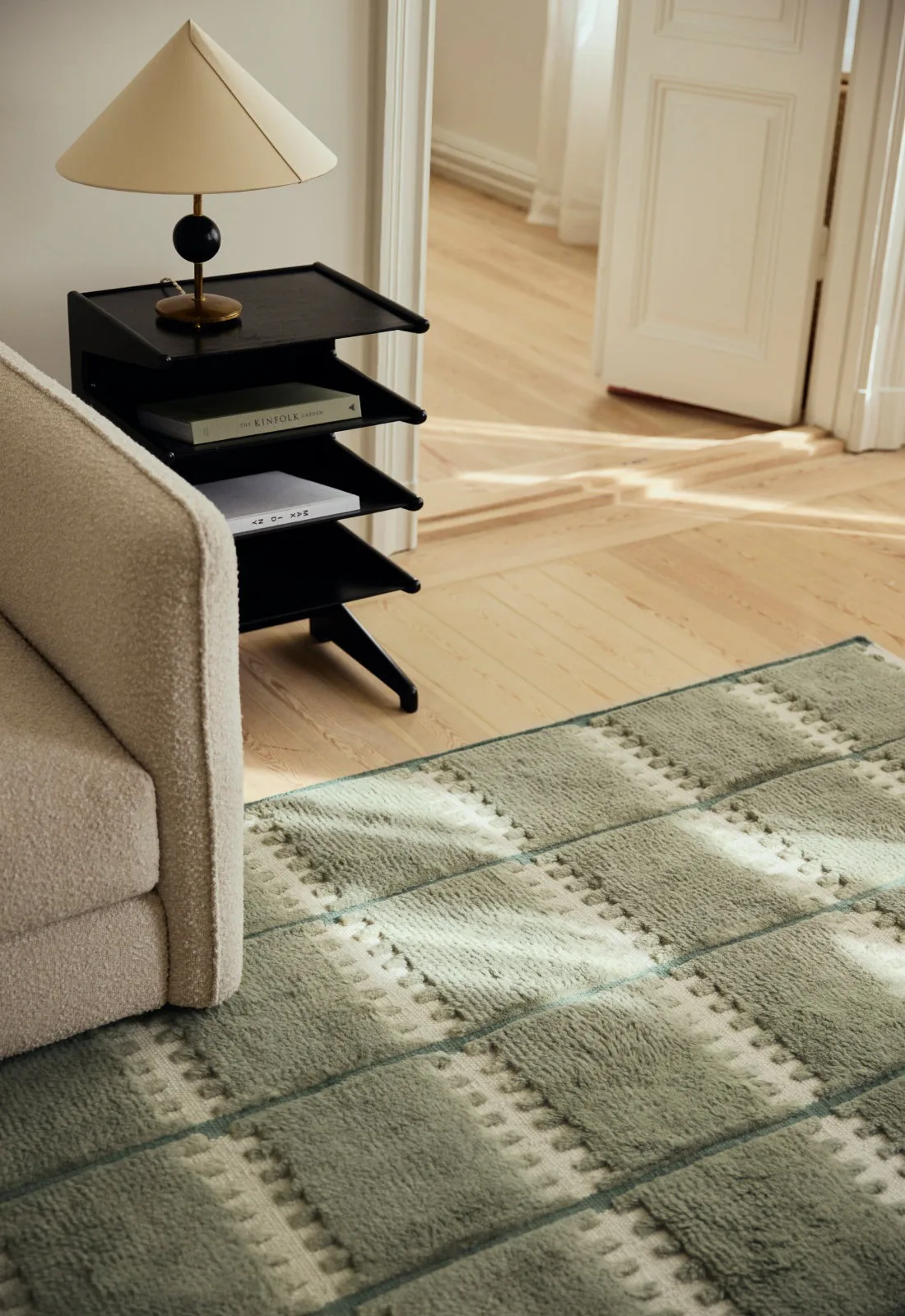 Alfombra de lana Lilly, Green, 180x270 cm Layered