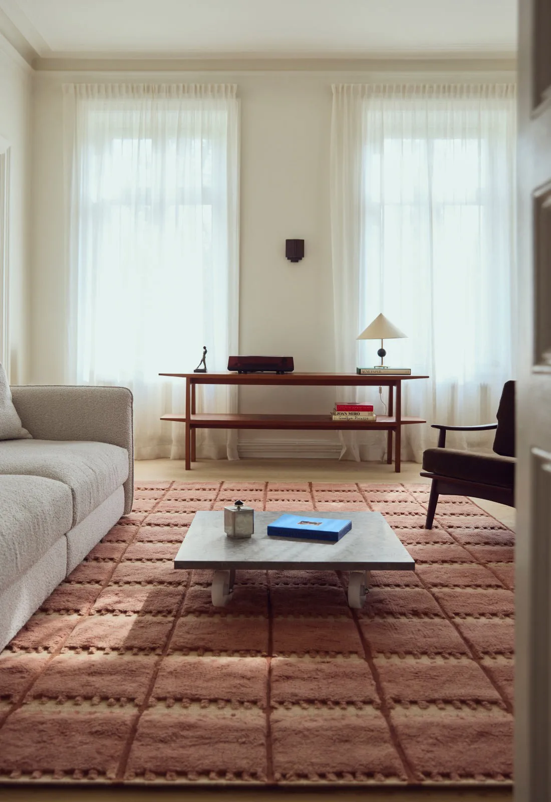 Alfombra de lana Lilly, Rust, 200x300 cm Layered