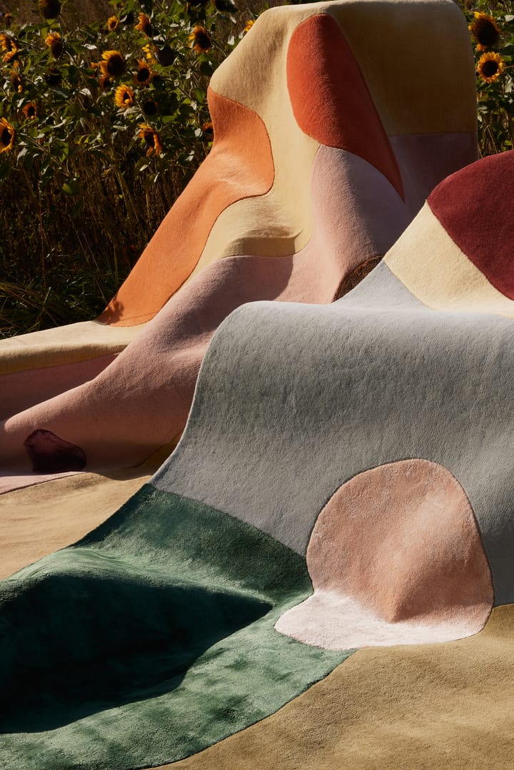 Alfombra de lana Magical garden, 140x200 cm Layered