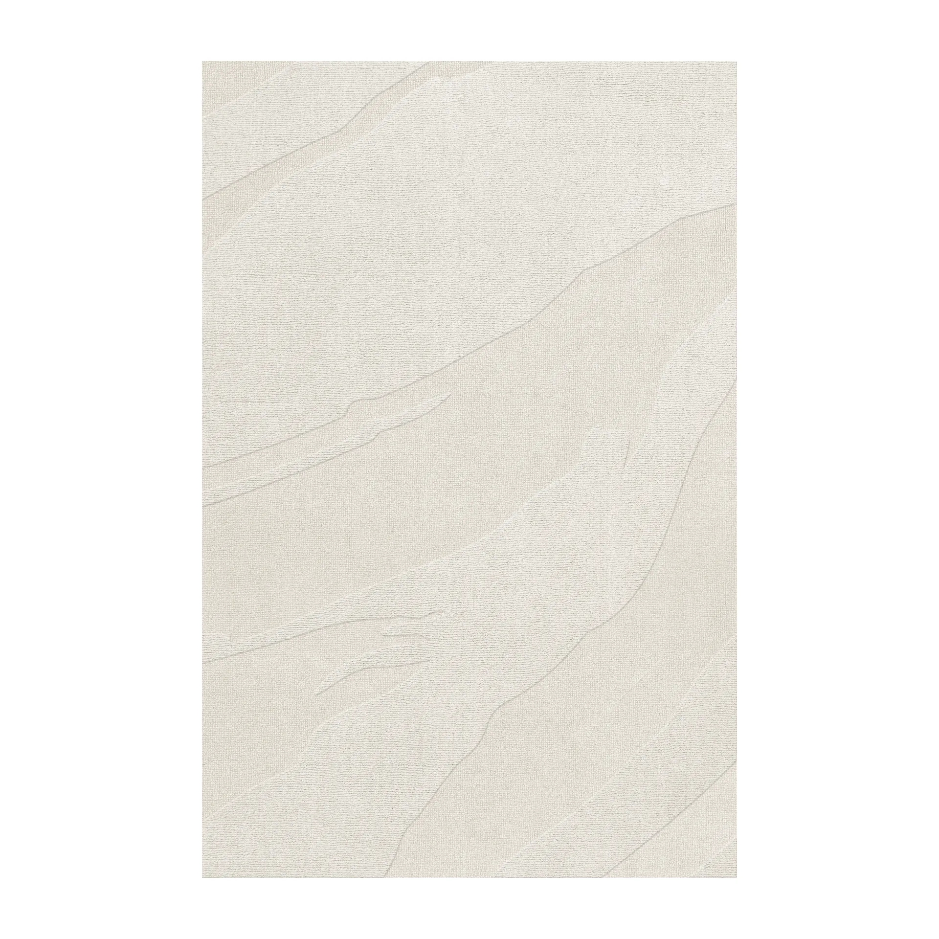 Alfombra de lana Nami, Bone White 180x270 cm Layered