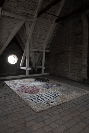 Alfombra de lana Picnic - Beige, 250x350 cm - Layered