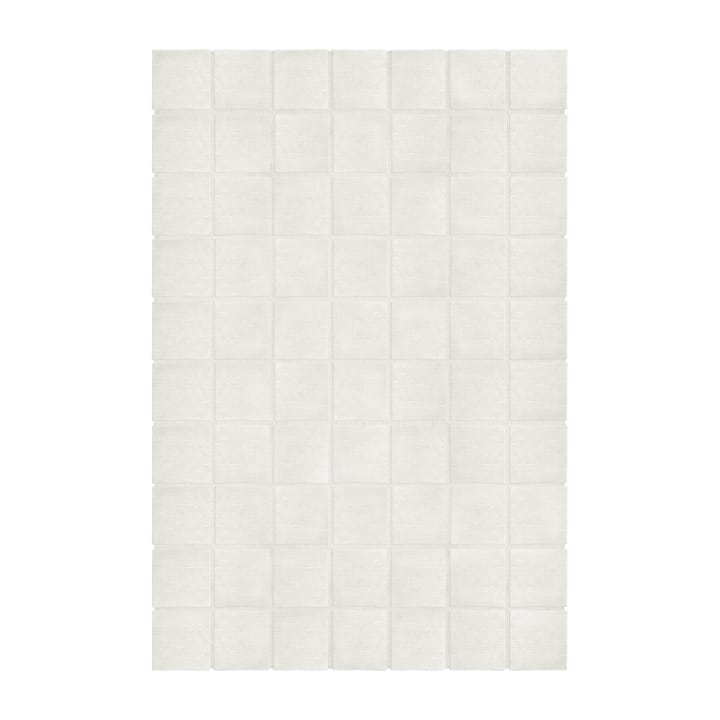 Alfombra de lana Piet Checked - Bone White 250x350 cm - Layered