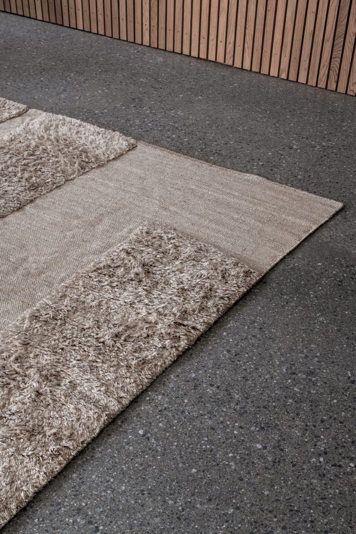 Alfombra de lana Punja Bricks, Sand Melange, 160x230 cm Layered