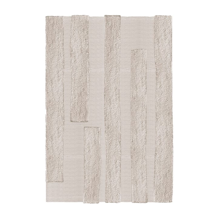 Alfombra de lana Punja Bricks - Sand Melange, 300x400 cm - Layered