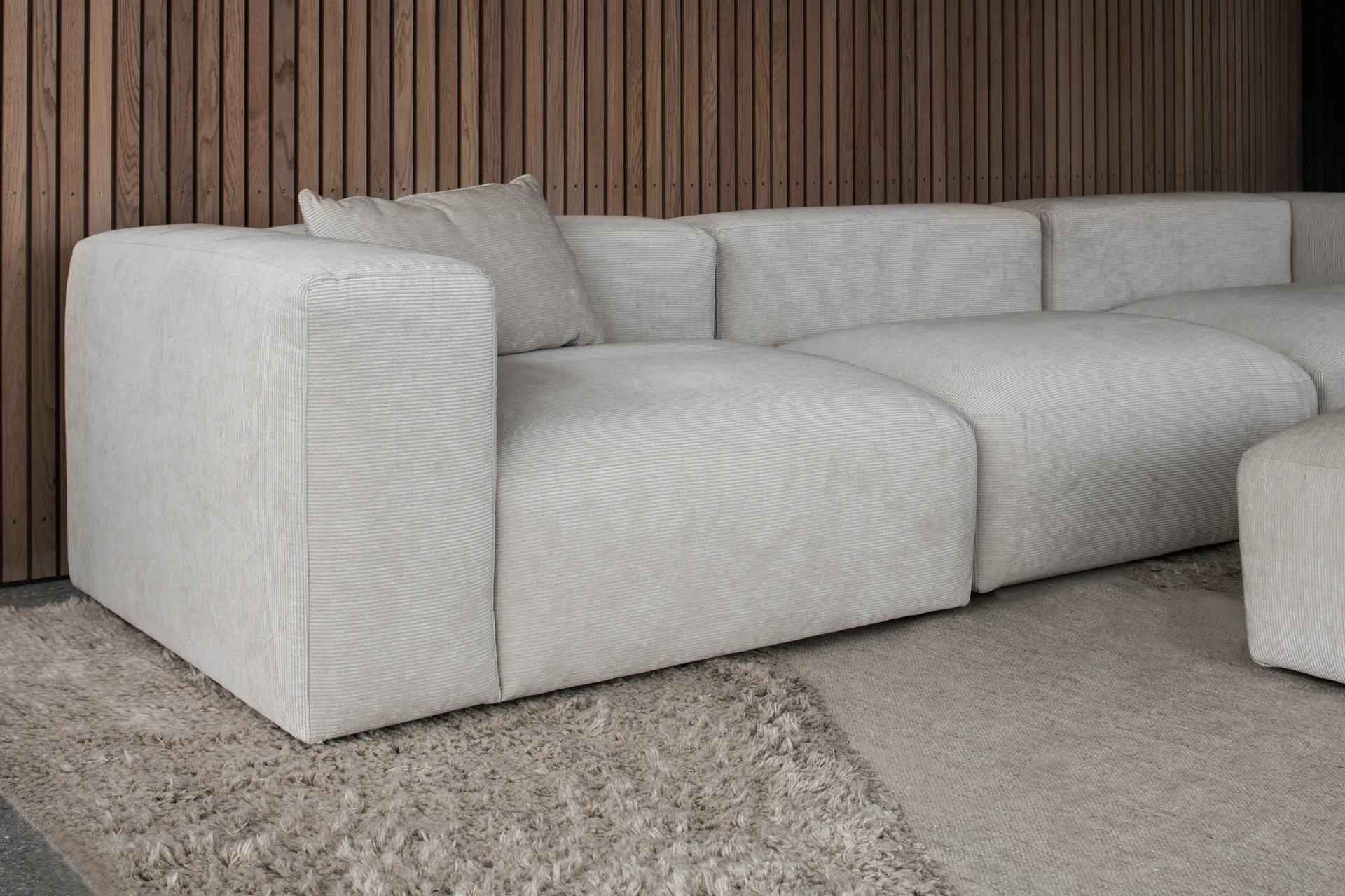 Alfombra de lana Punja plasma 180x270 cm, Sand melange Layered