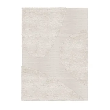 Alfombra de lana Punja plasma 250x350 cm - Off White - Layered