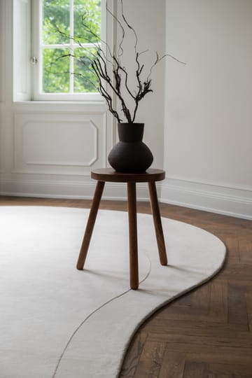 Alfombra de lana Residue 235x350 cm - Bone White - Layered