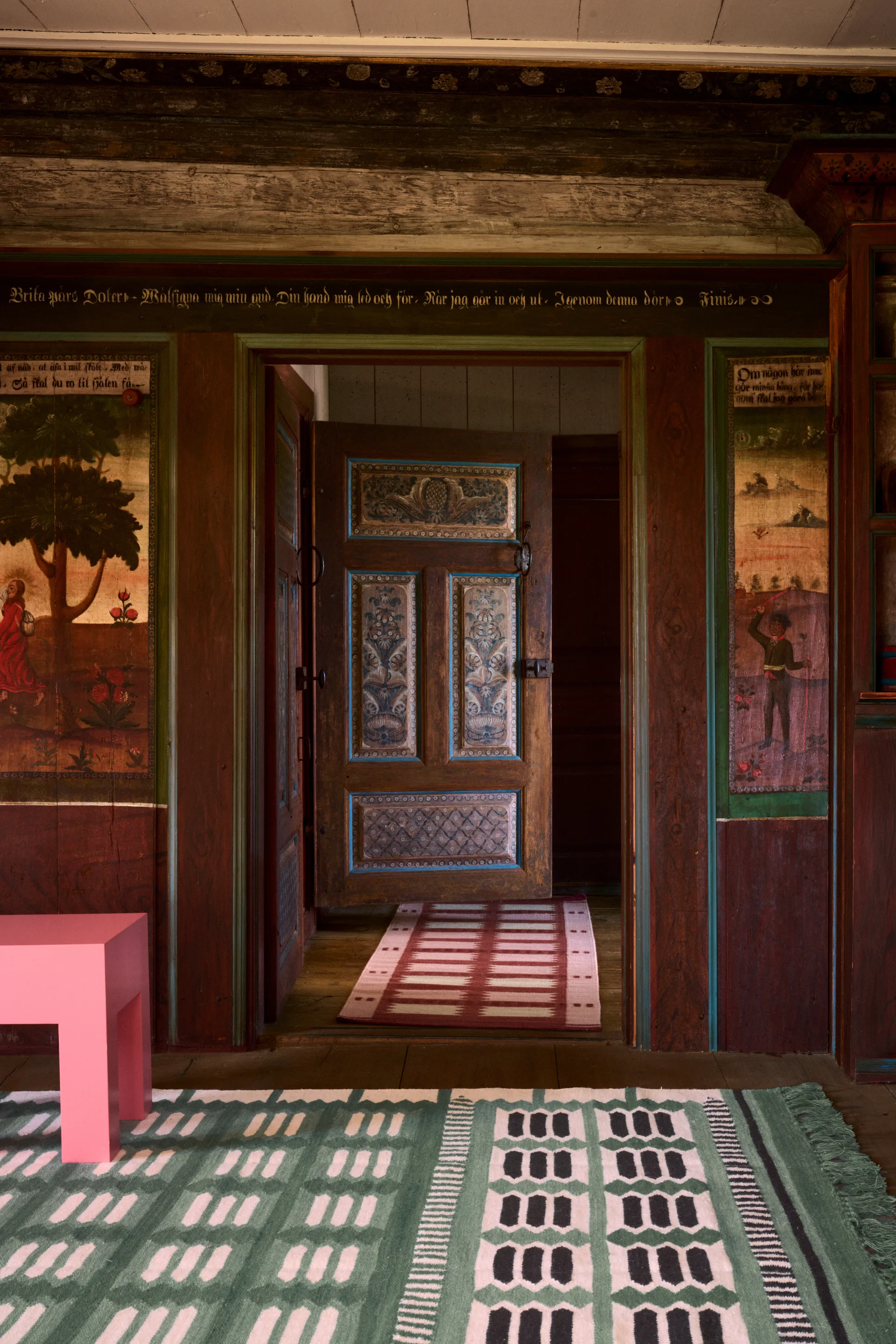 Alfombra de lana Röllakan Hilma, Fern, 250x350 cm Layered