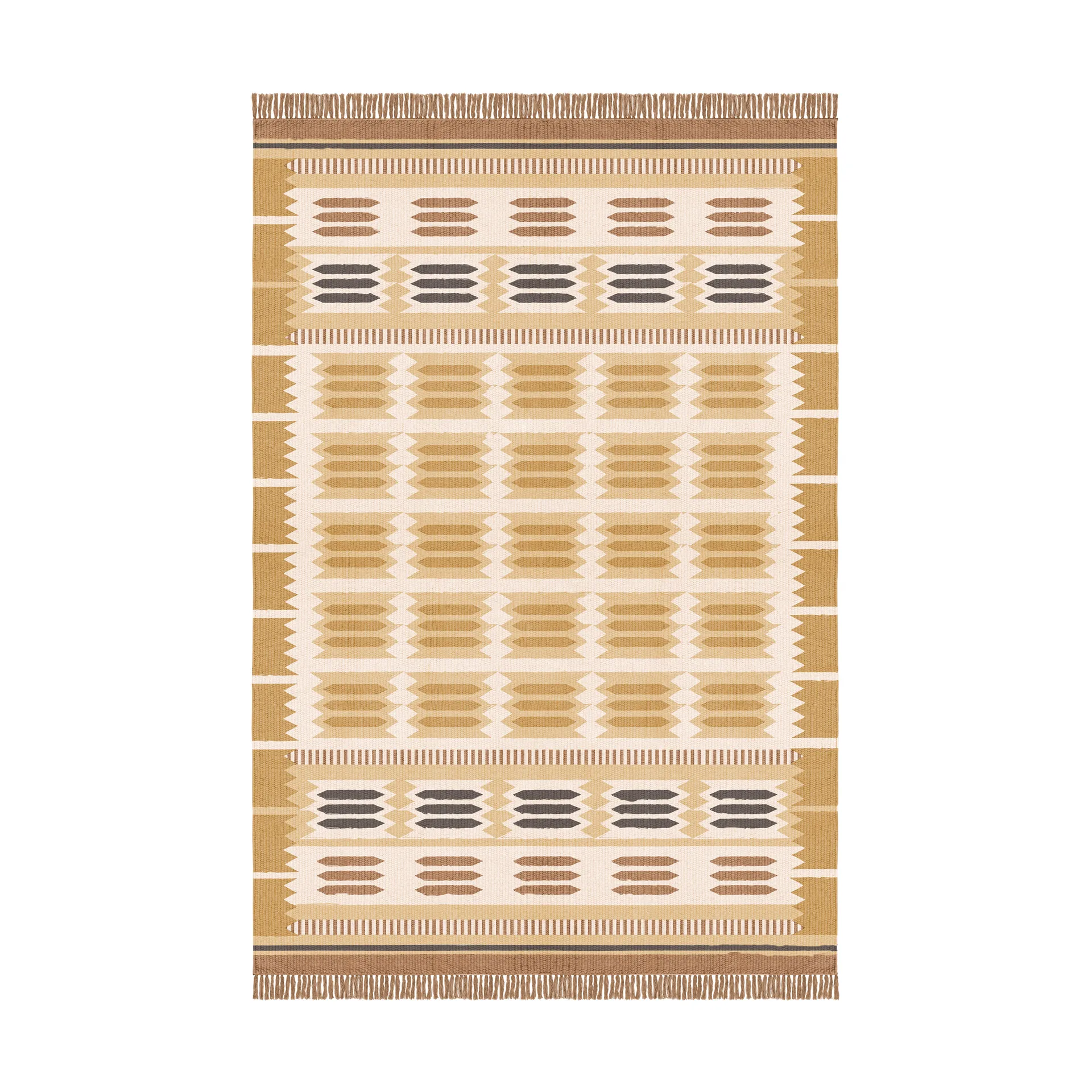 Alfombra de lana Röllakan Hilma, Marigold, 250x350 cm Layered