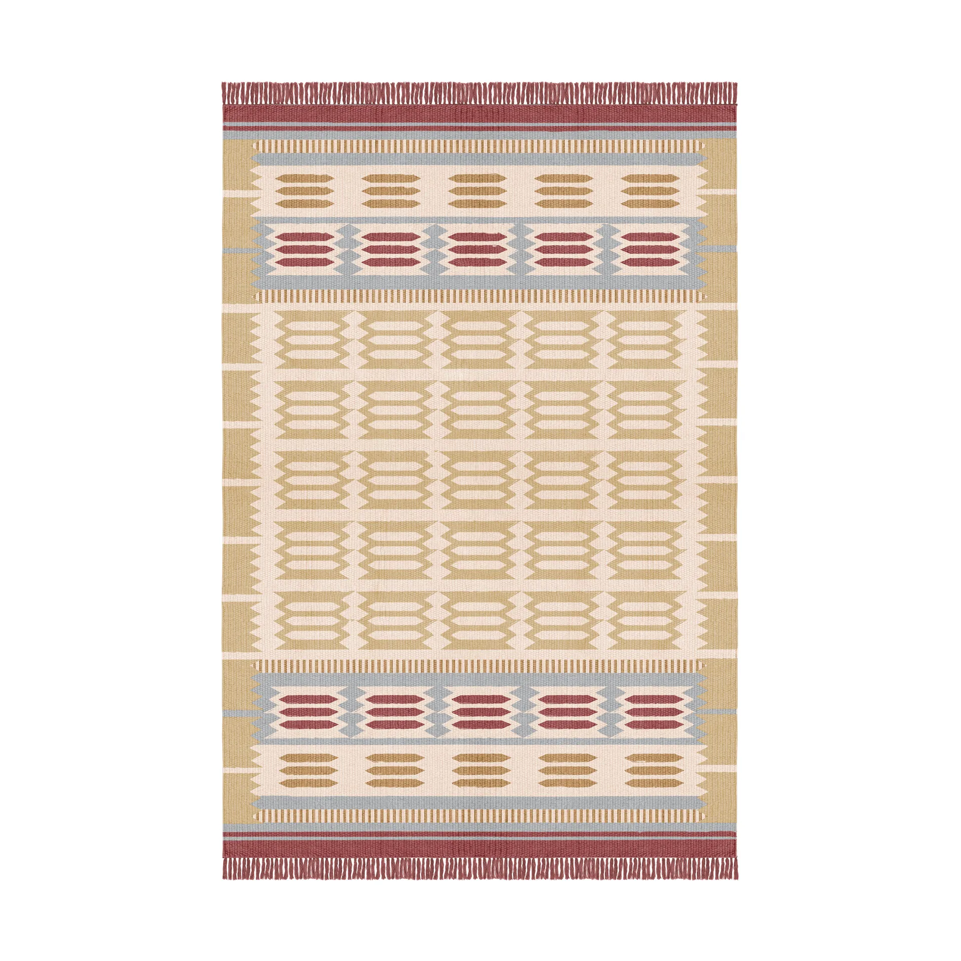 Alfombra de lana Röllakan Hilma, Meadow, 180x270 cm Layered