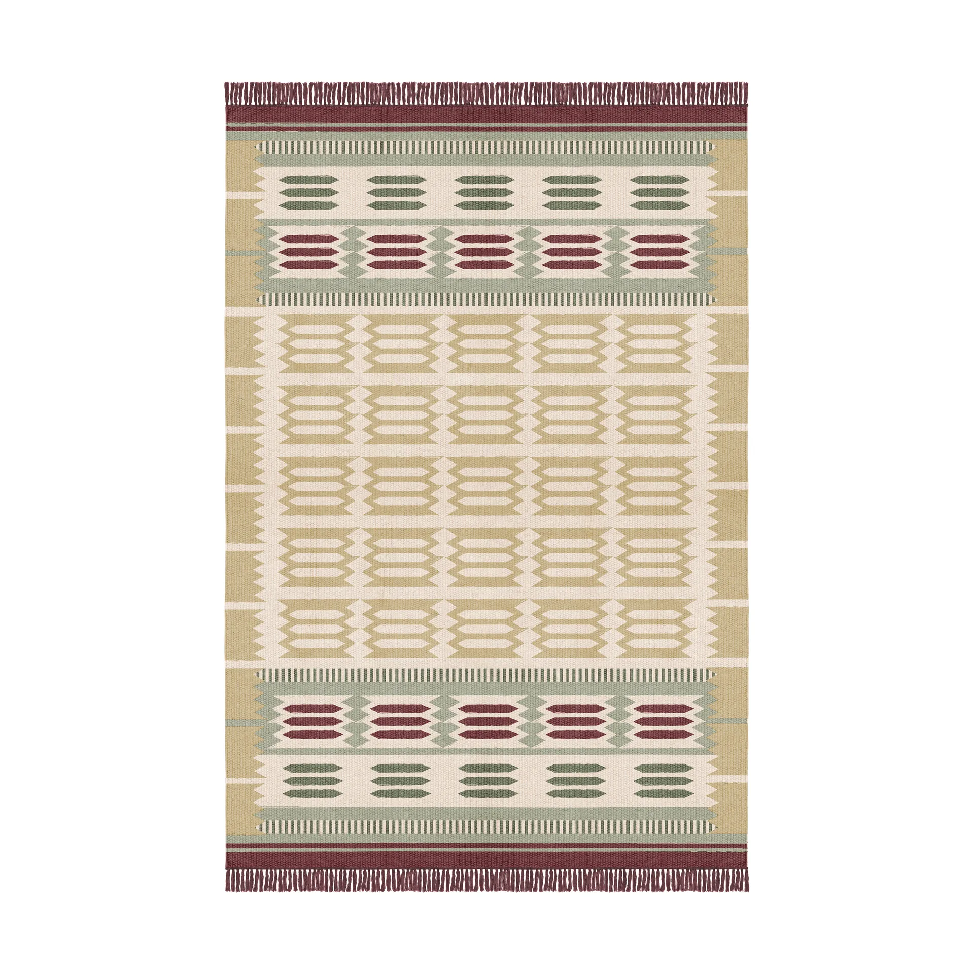 Alfombra de lana Röllakan Hilma, Primrose, 180x270 cm Layered