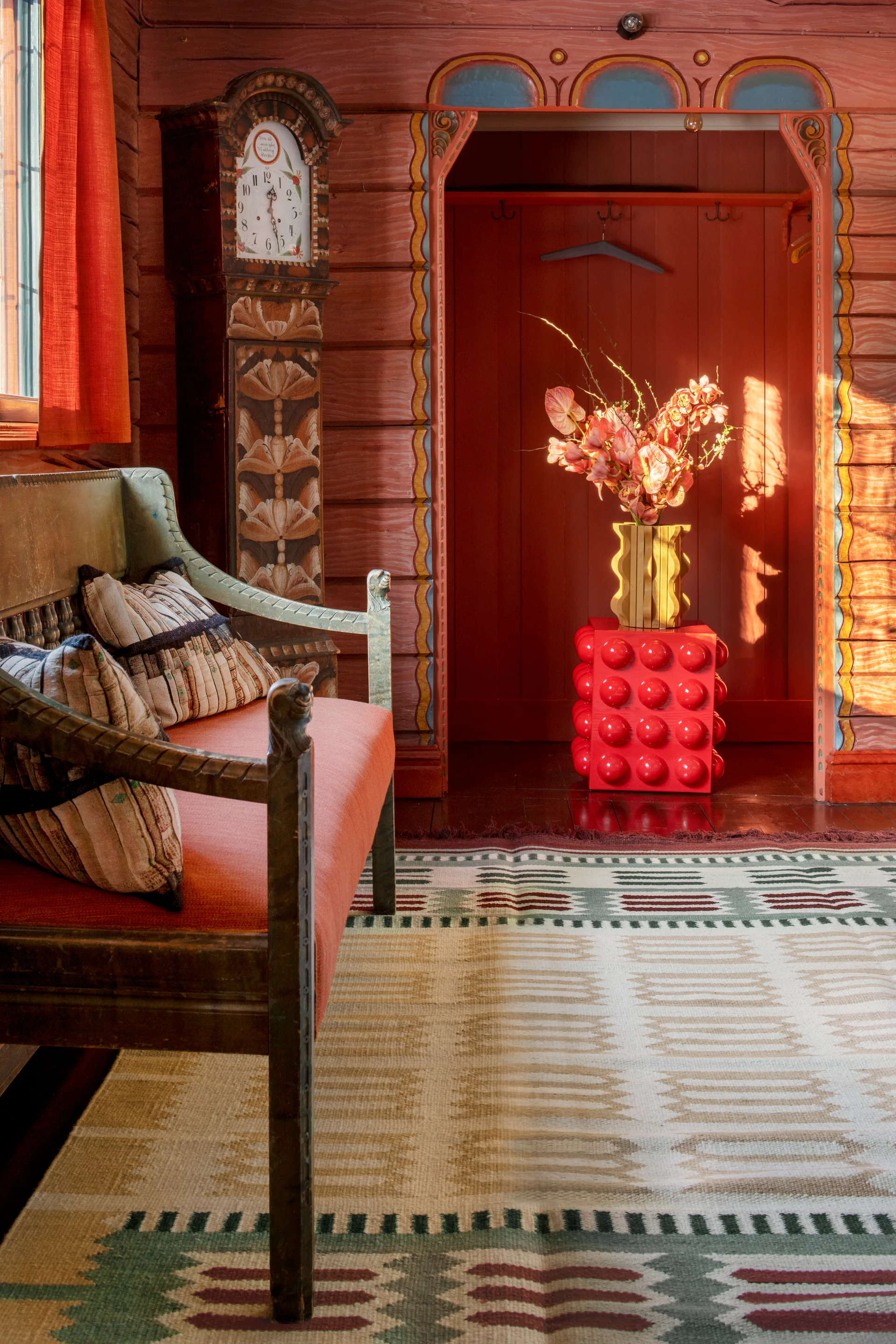 Alfombra de lana Röllakan Hilma, Primrose, 180x270 cm Layered