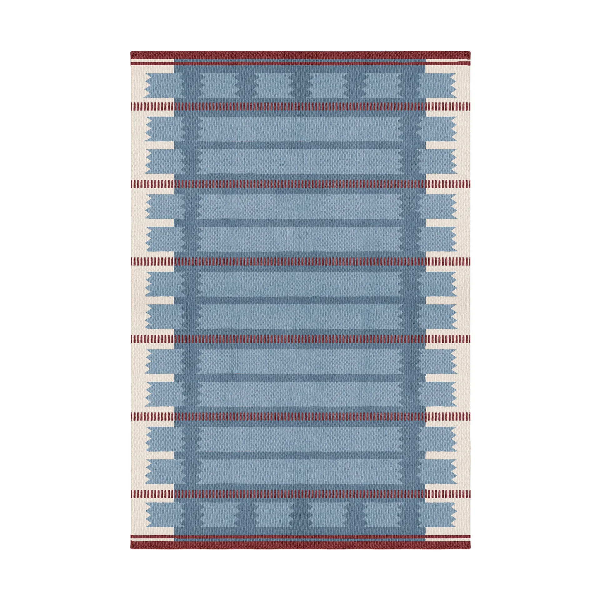 Alfombra de lana Röllakan Iris, Petrol, 250x350 cm Layered