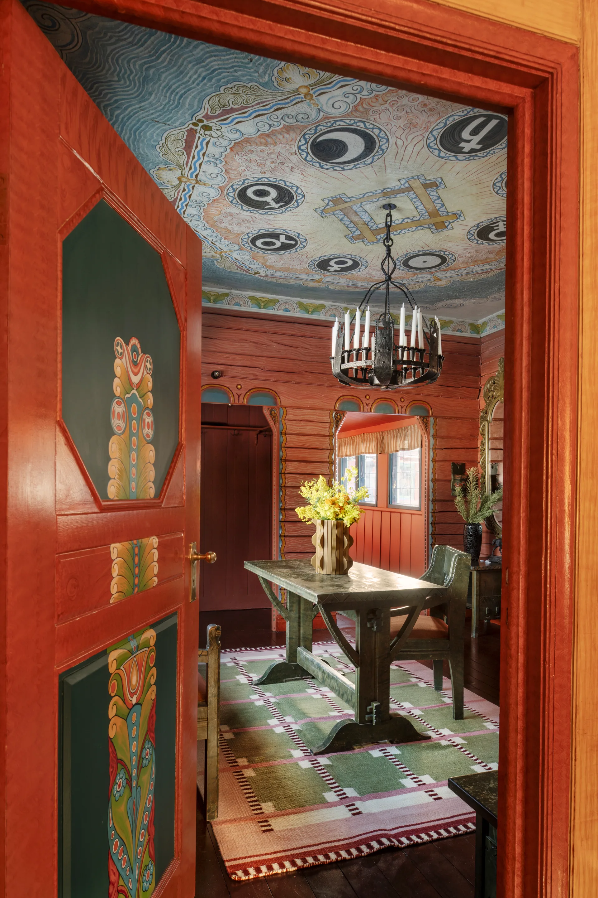 Alfombra de lana Röllakan Ruth, Spring grass, 200x300 cm Layered