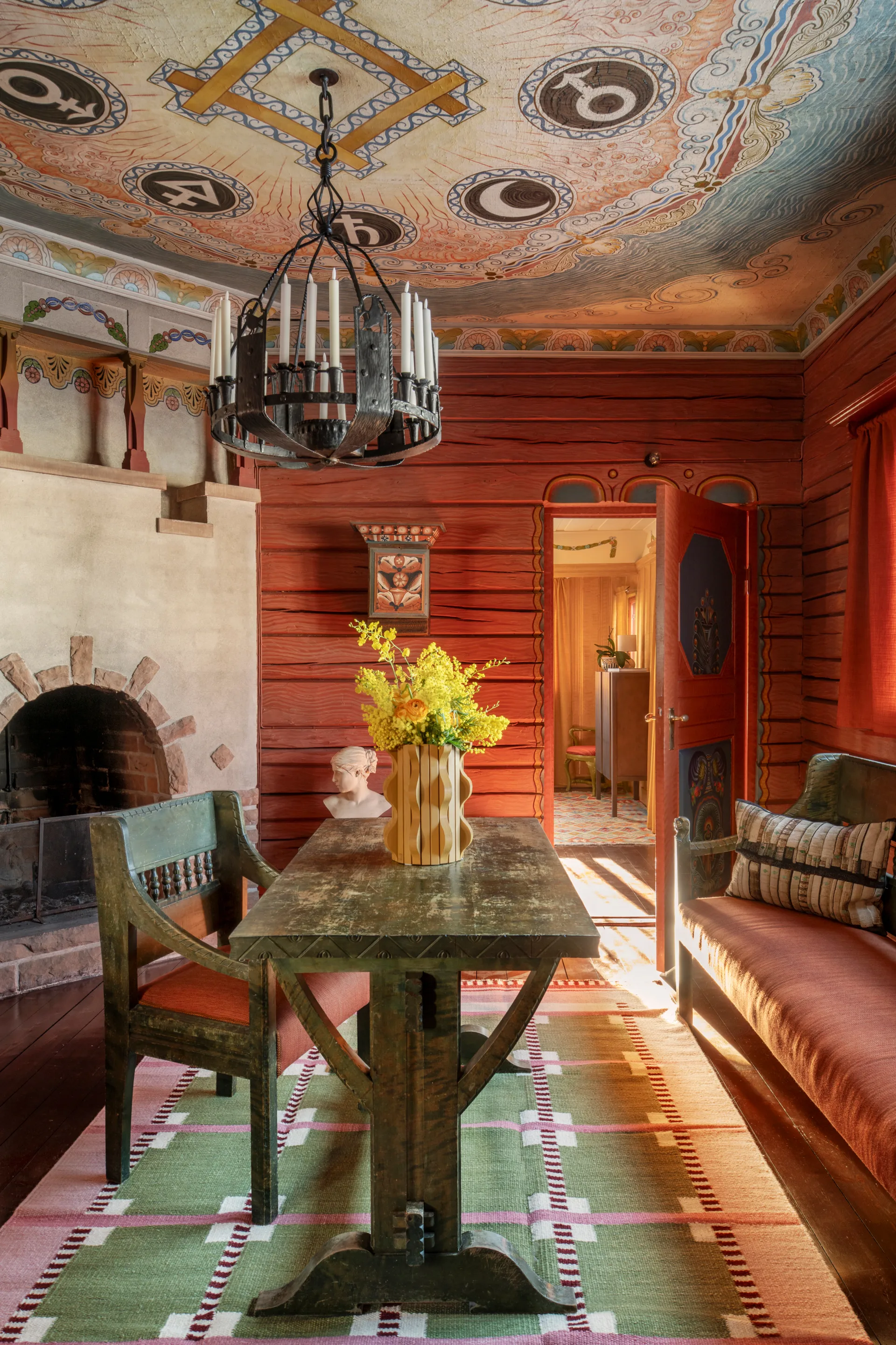 Alfombra de lana Röllakan Ruth, Spring grass, 200x300 cm Layered