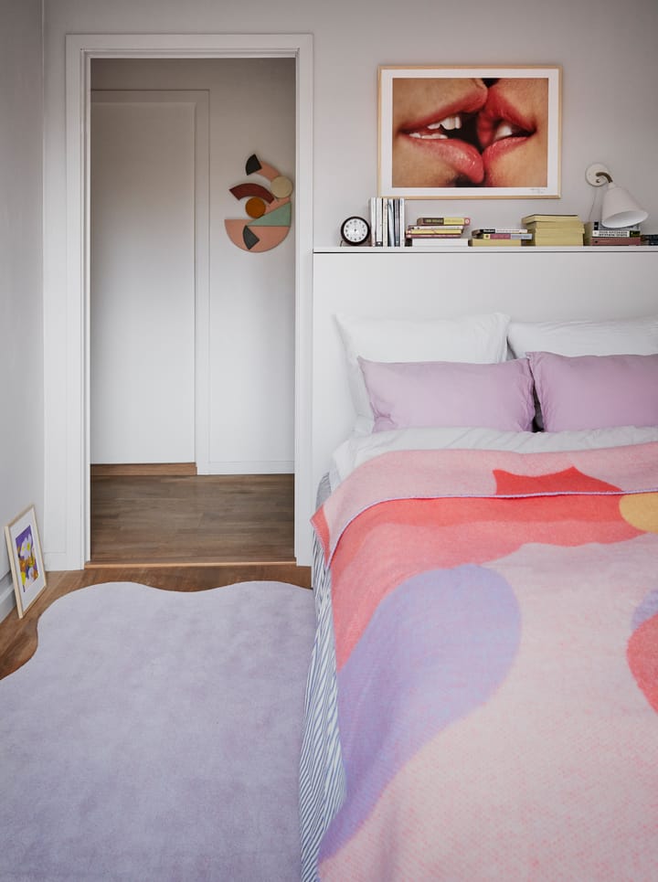 Alfombra de lana Scallop 160x230 cm, Pink lavender Layered