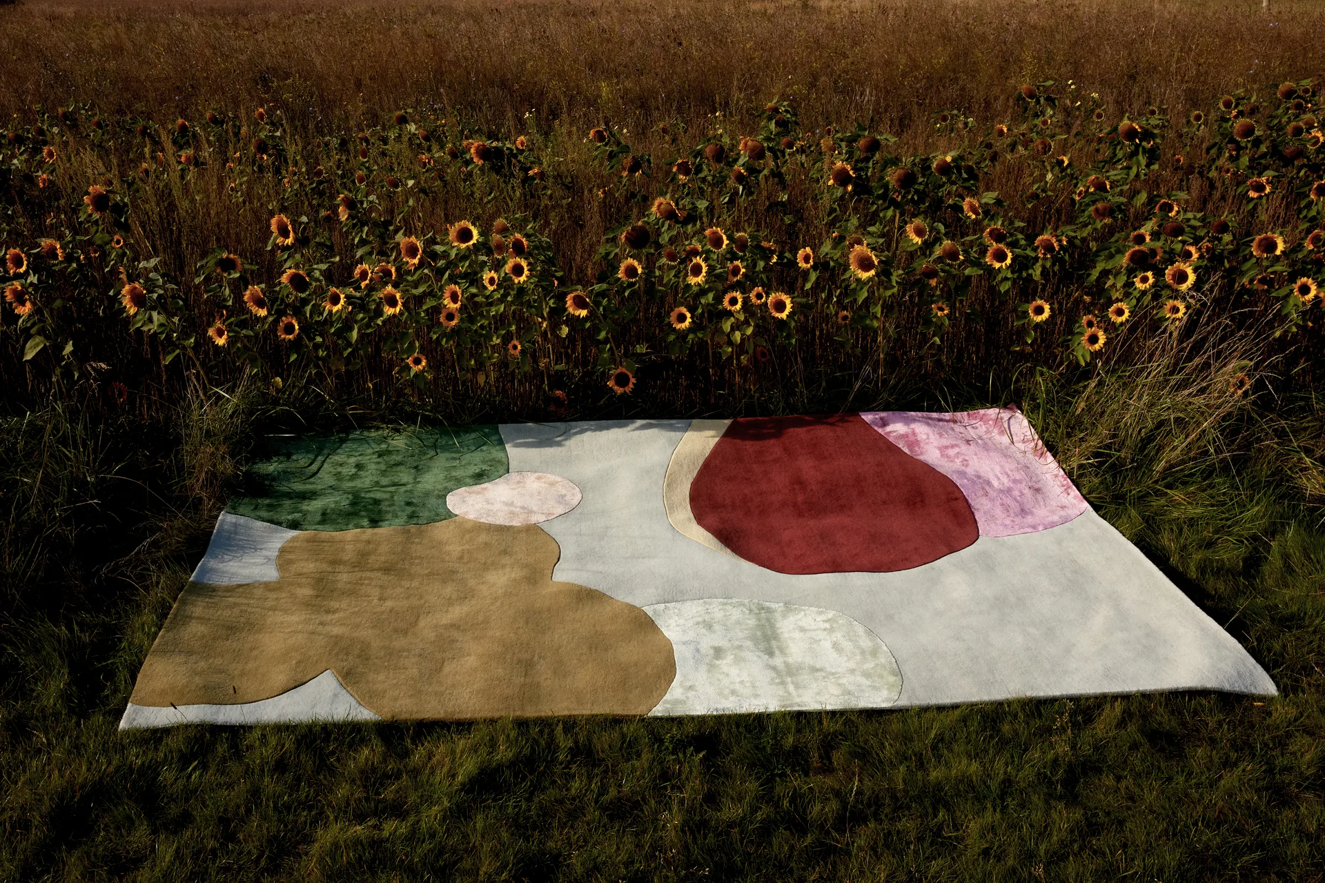 Alfombra de lana Sleeping Flower, 180x270 cm Layered