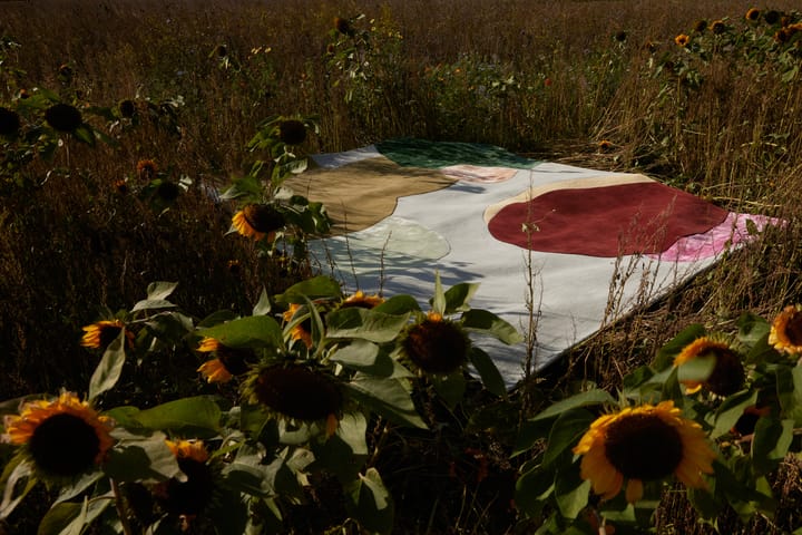 Alfombra de lana Sleeping Flower, 200x300 cm Layered