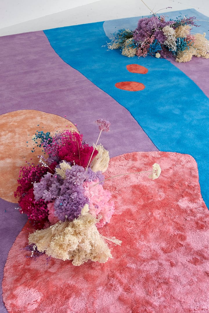 Alfombra de lana Sleeping Flower, 250x350 cm Layered