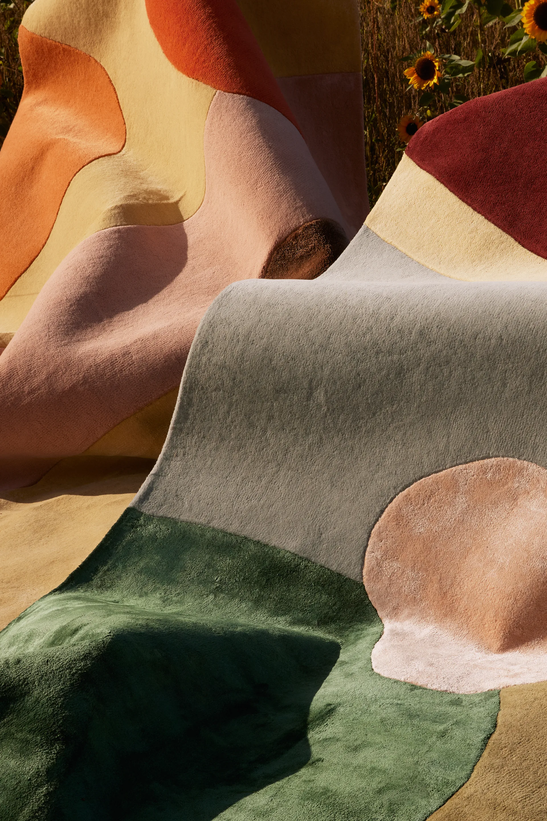 Alfombra de lana Sleeping Flower, 250x350 cm Layered