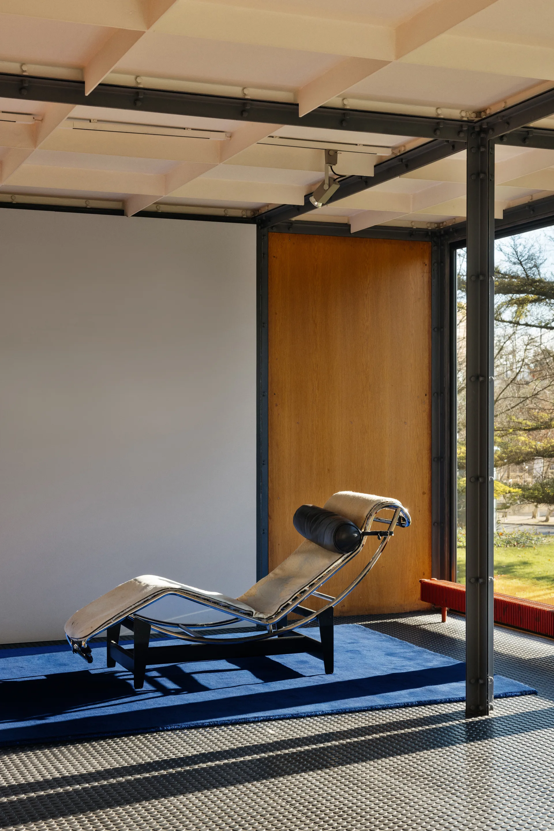 Alfombra de lana Solid Wool, Blue foncé, 300x400 cm Layered