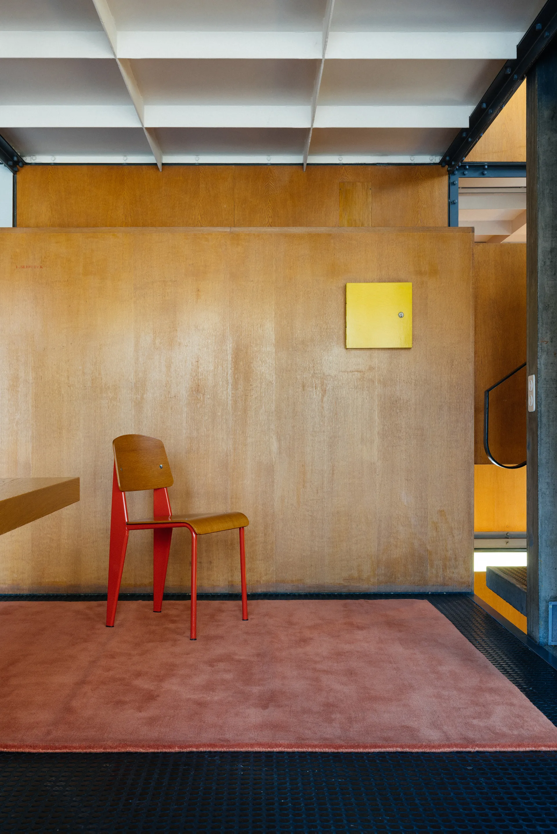 Alfombra de lana Solid Wool, Red ochre, 250x350 cm Layered