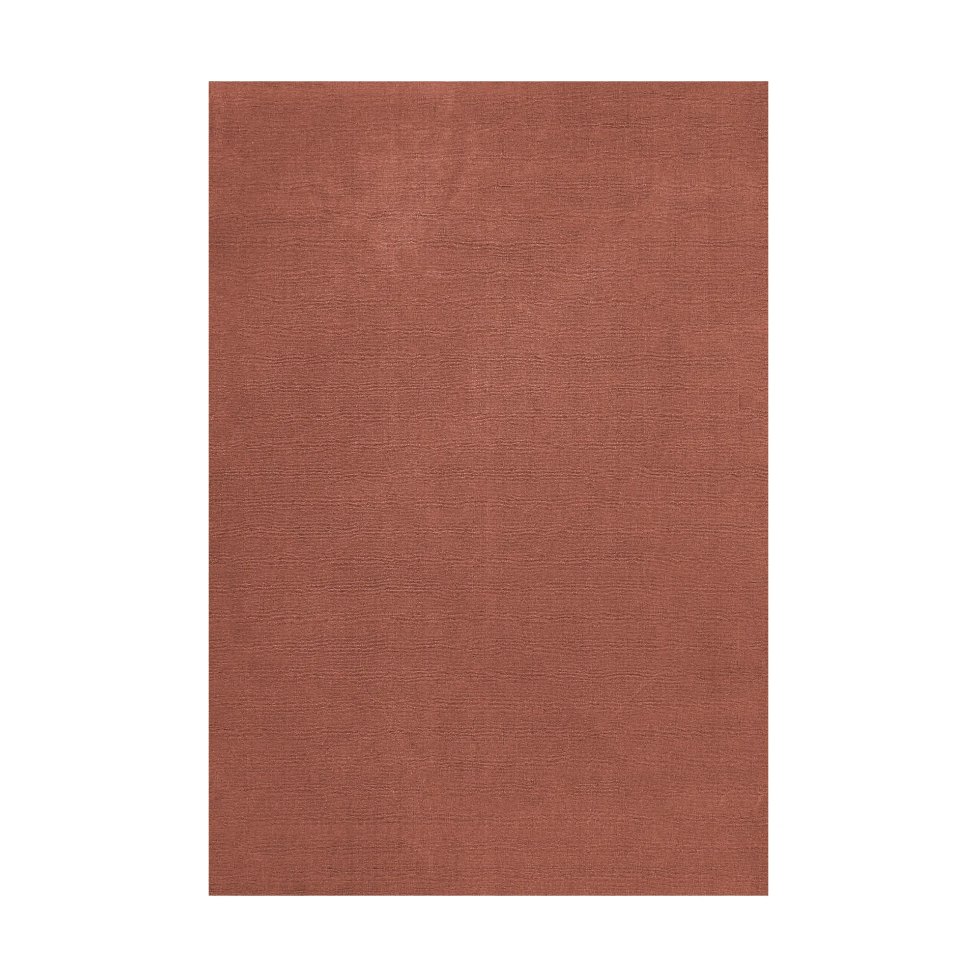 Alfombra de lana Solid Wool, Red ochre, 300x400 cm Layered