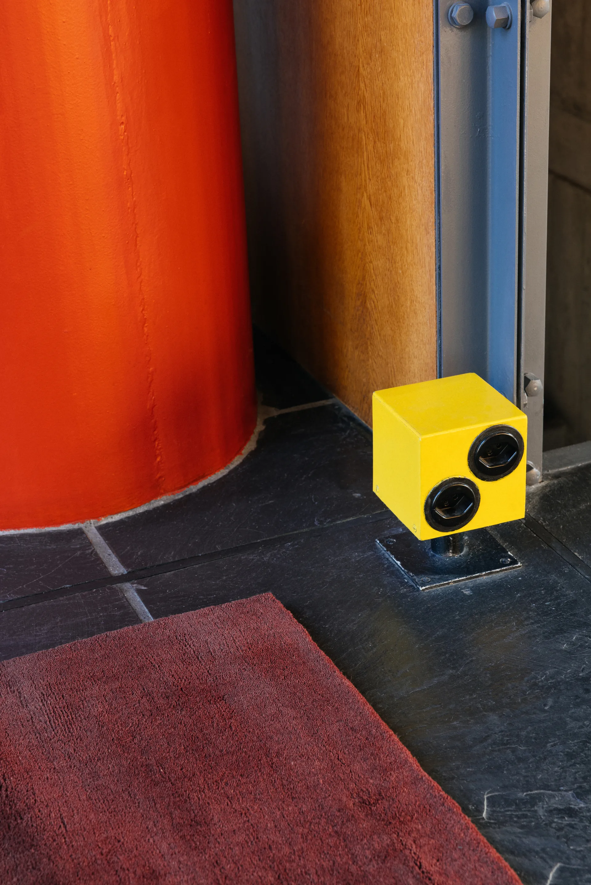 Alfombra de lana Solid Wool, Ruby red, 180x270 cm Layered