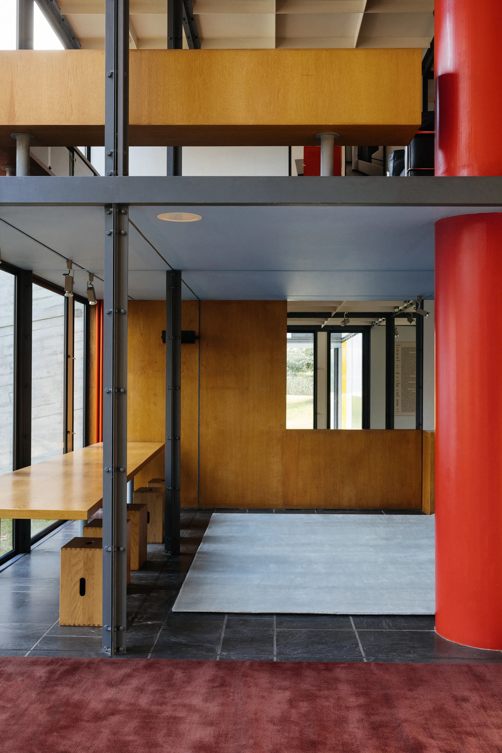 Alfombra de lana Solid Wool, Ruby red, 180x270 cm Layered