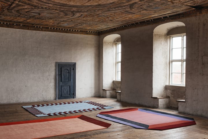 Alfombra de lana Teklan box, Corals, 180x270 cm Layered