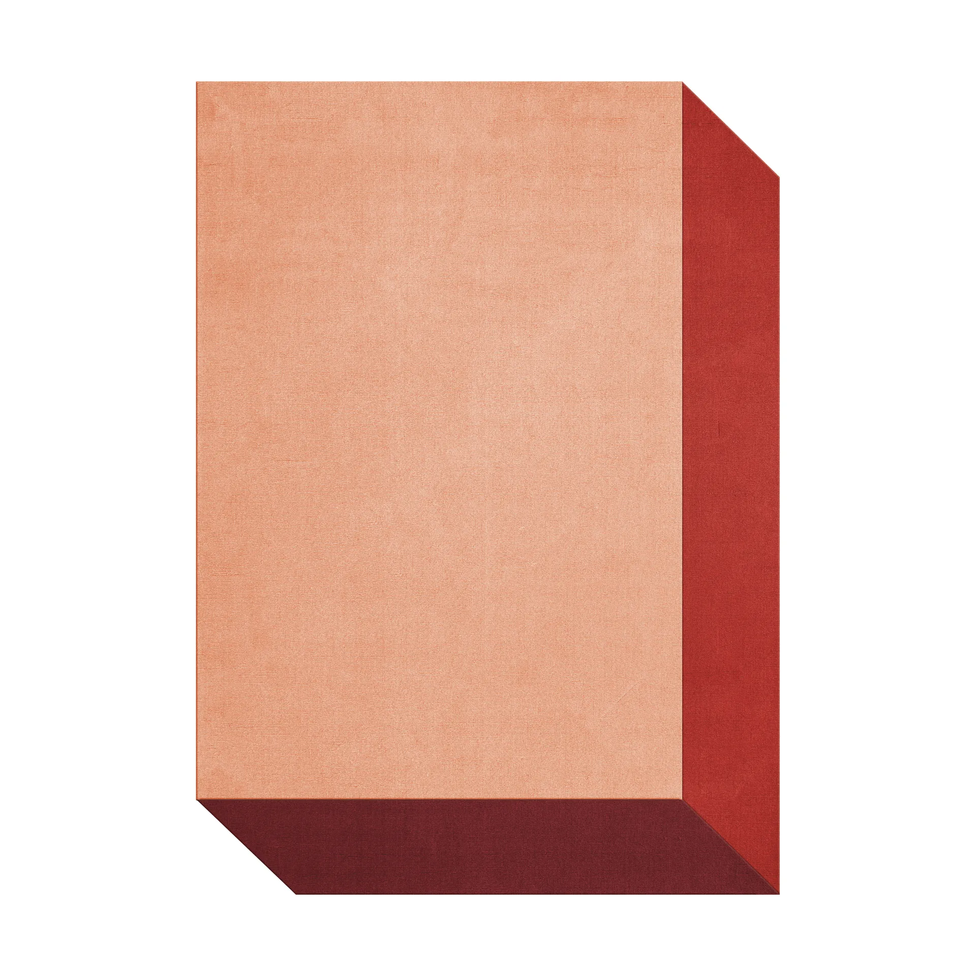 Alfombra de lana Teklan box, Corals, 200x300 cm Layered