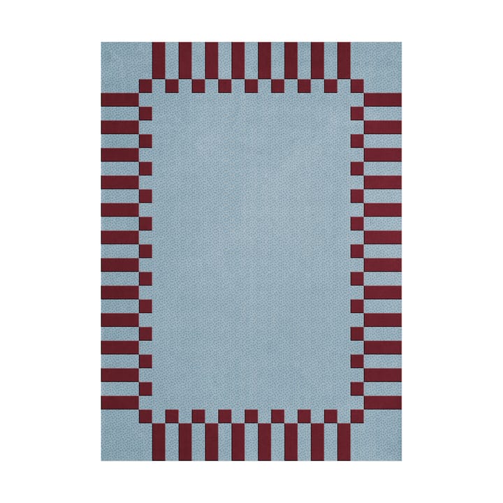 Alfombra de lana Teklan frame - Mulberry sky, 180x270 cm - Layered